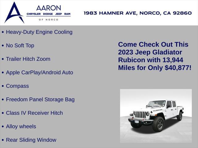 used 2023 Jeep Gladiator car, priced at $40,877