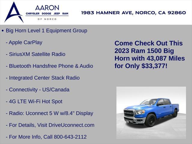 used 2023 Ram 1500 car, priced at $33,377