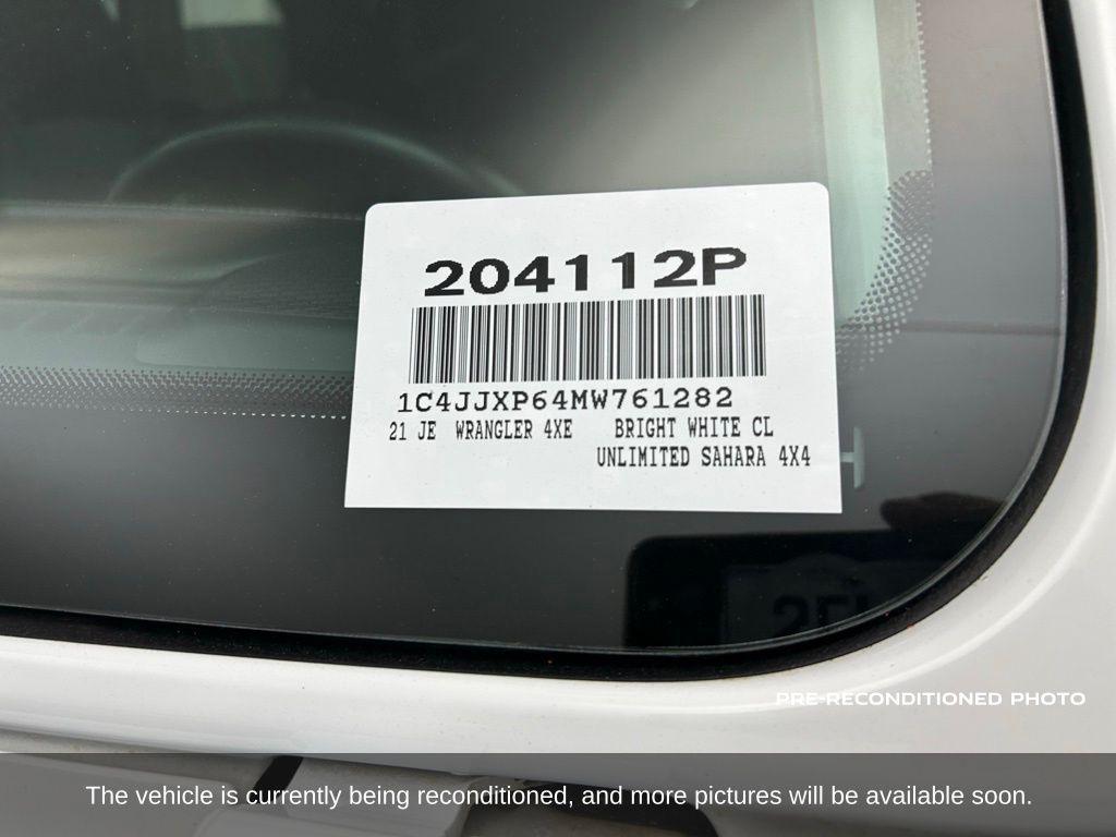 used 2021 Jeep Wrangler Unlimited 4xe car, priced at $28,416