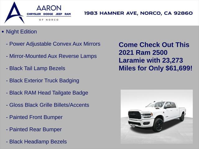 used 2021 Ram 2500 car, priced at $61,699