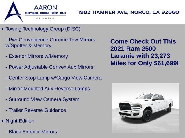used 2021 Ram 2500 car, priced at $61,699