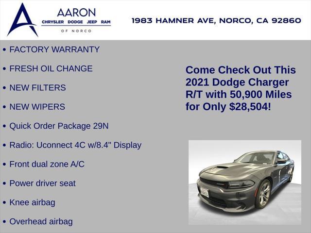 used 2021 Dodge Charger car, priced at $28,504