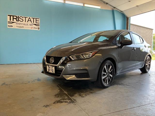 used 2021 Nissan Versa car, priced at $16,000