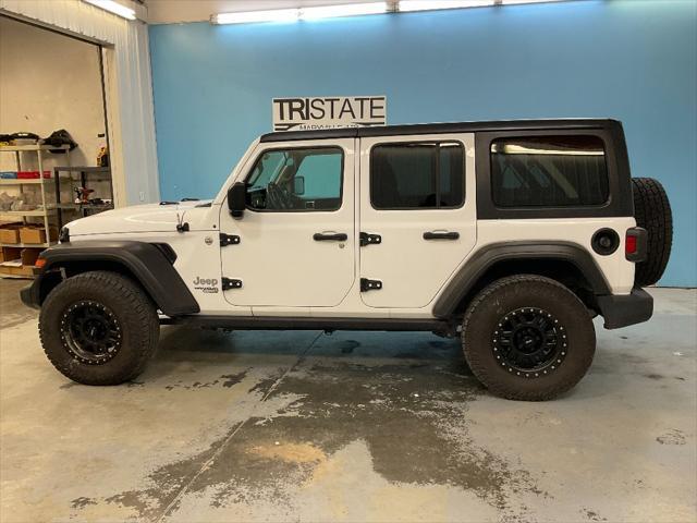 used 2021 Jeep Wrangler Unlimited car, priced at $31,500