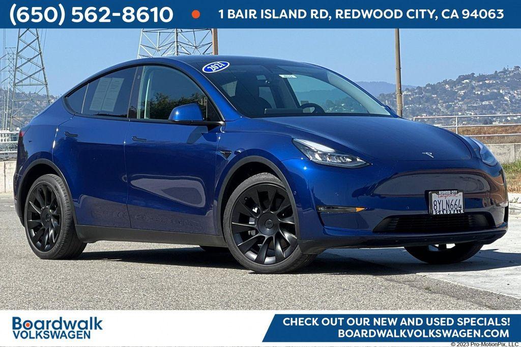 used 2021 Tesla Model Y car, priced at $29,411