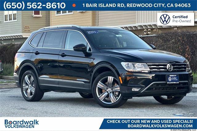 used 2021 Volkswagen Tiguan car, priced at $23,221