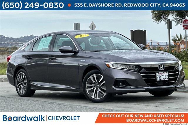 used 2021 Honda Accord Hybrid car, priced at $27,495