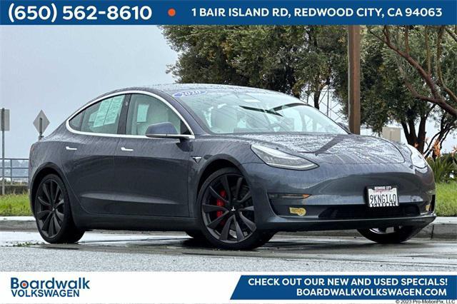 used 2020 Tesla Model 3 car, priced at $28,995