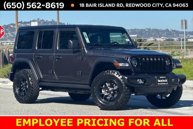 new 2025 Jeep Wrangler car, priced at $45,304