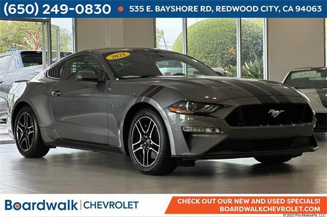 used 2021 Ford Mustang car, priced at $31,888