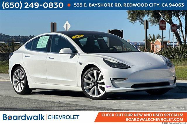 used 2018 Tesla Model 3 car, priced at $26,331