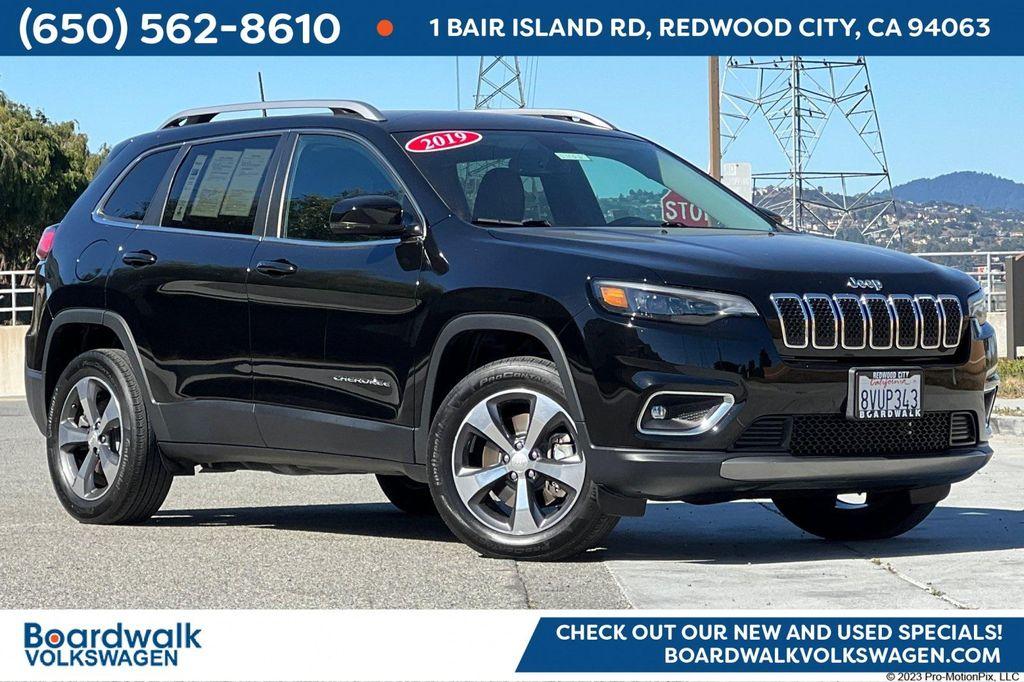 used 2019 Jeep Cherokee car, priced at $18,423
