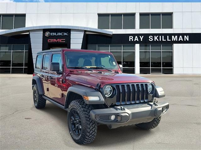 used 2021 Jeep Wrangler Unlimited car, priced at $32,488