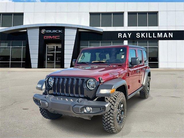 used 2021 Jeep Wrangler Unlimited car, priced at $34,998