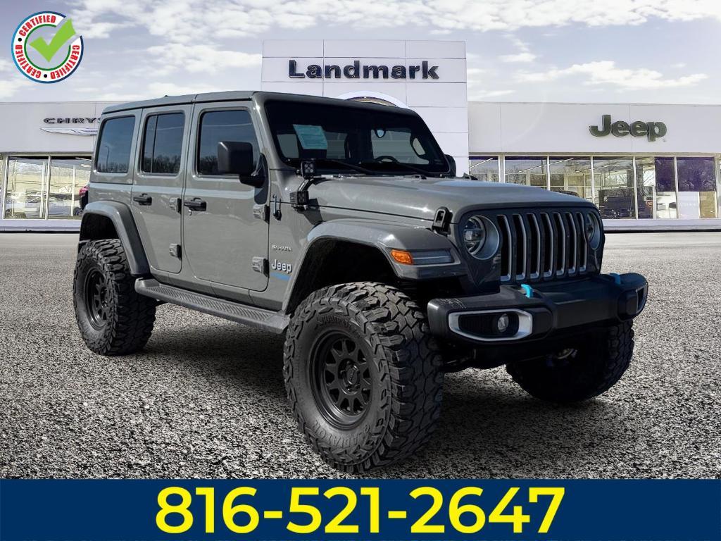 used 2021 Jeep Wrangler Unlimited 4xe car, priced at $29,988