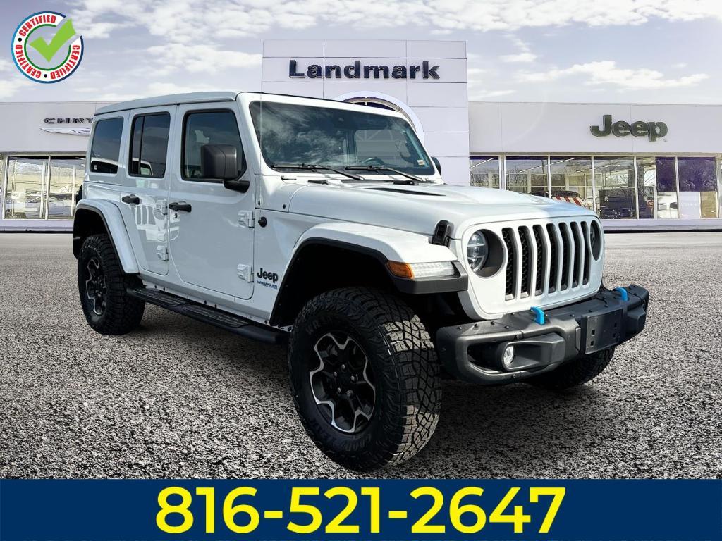 used 2021 Jeep Wrangler Unlimited 4xe car, priced at $36,988