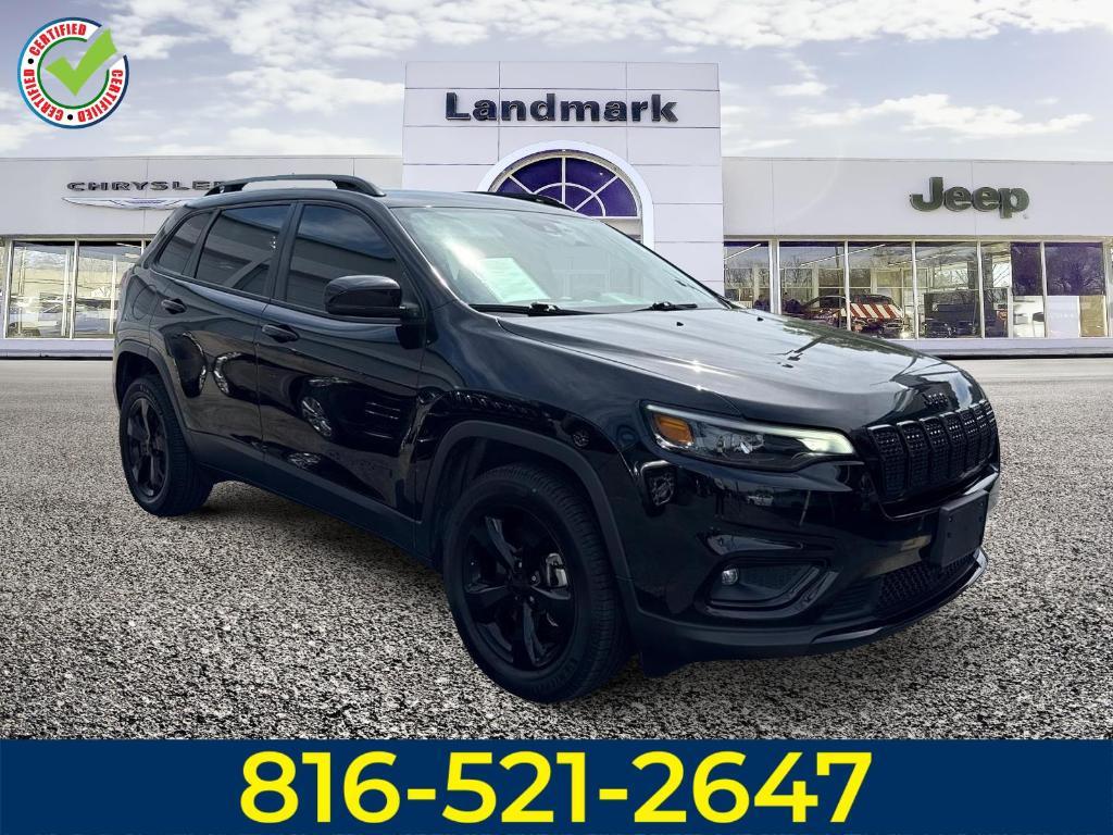 used 2021 Jeep Cherokee car, priced at $17,588