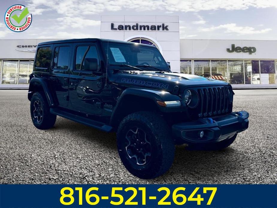 used 2021 Jeep Wrangler Unlimited 4xe car, priced at $37,988