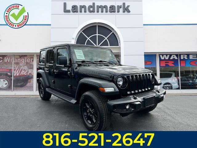 used 2021 Jeep Wrangler Unlimited car, priced at $29,988