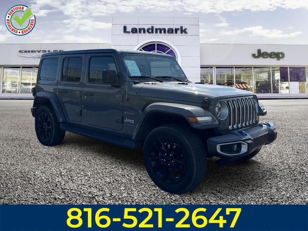 used 2022 Jeep Wrangler Unlimited 4xe car, priced at $29,688