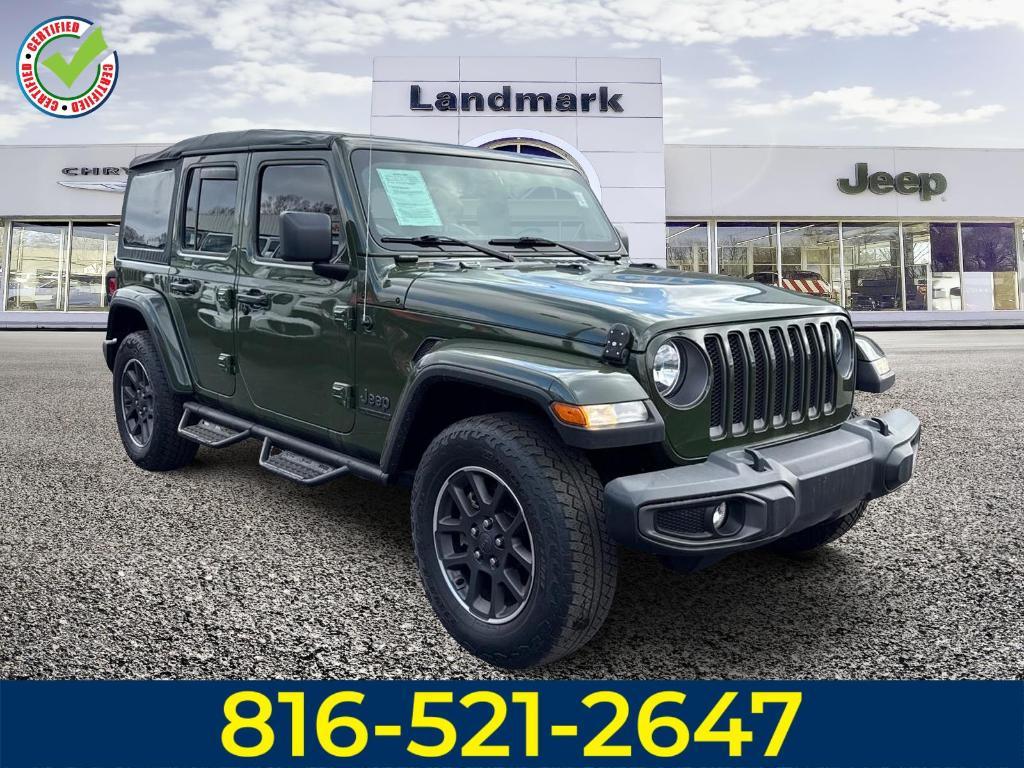 used 2021 Jeep Wrangler Unlimited car, priced at $35,988