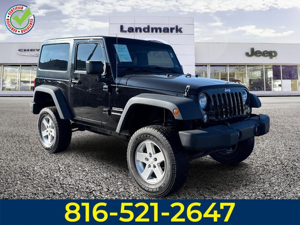 used 2017 Jeep Wrangler car, priced at $18,988