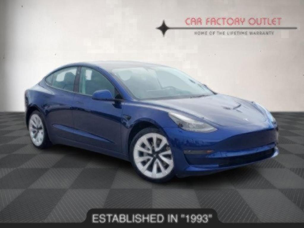 used 2022 Tesla Model 3 car, priced at $17,691