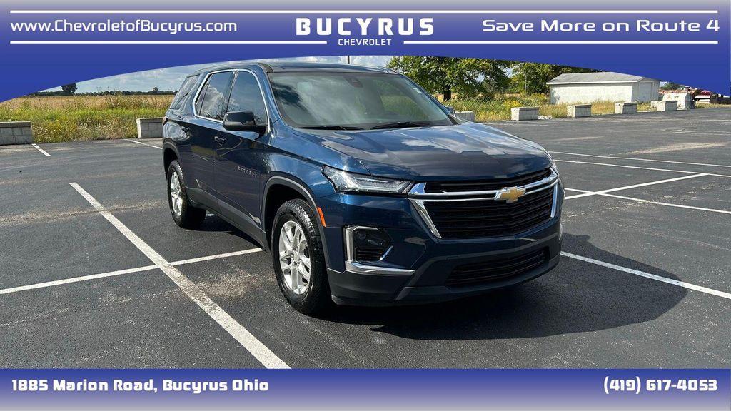 used 2022 Chevrolet Traverse car, priced at $24,014