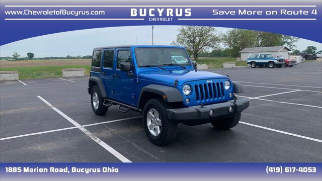 used 2016 Jeep Wrangler Unlimited car, priced at $15,809
