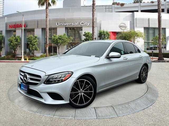 used 2021 Mercedes-Benz C-Class car, priced at $27,999
