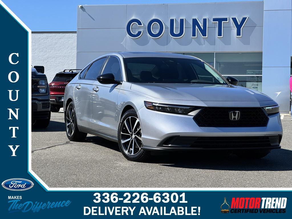 used 2024 Honda Accord Hybrid car, priced at $25,998