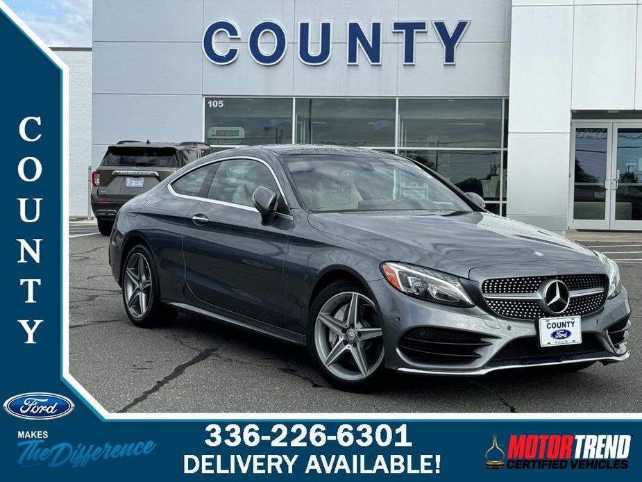 used 2017 Mercedes-Benz C-Class car, priced at $24,644