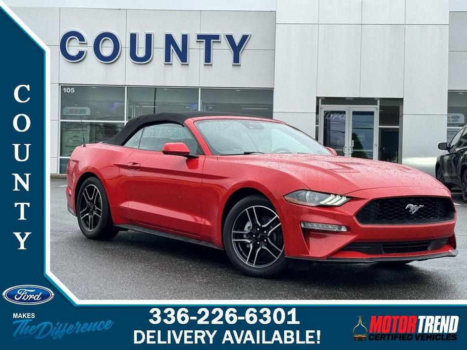 used 2021 Ford Mustang car, priced at $24,347