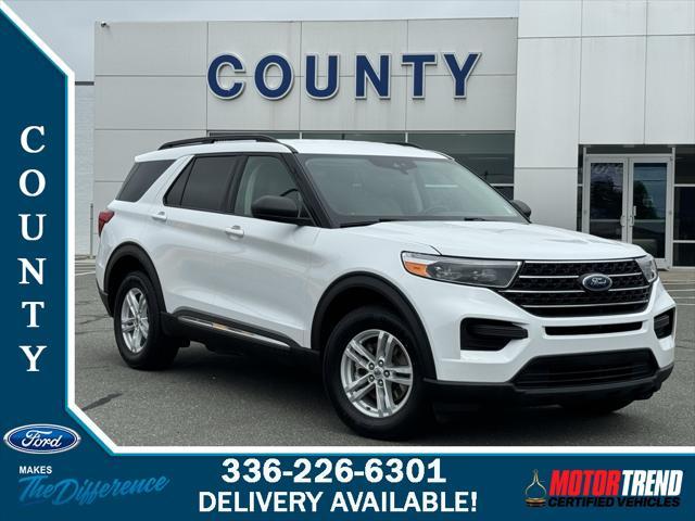 used 2021 Ford Explorer car, priced at $28,655