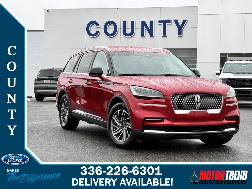 used 2021 Lincoln Aviator car, priced at $32,500