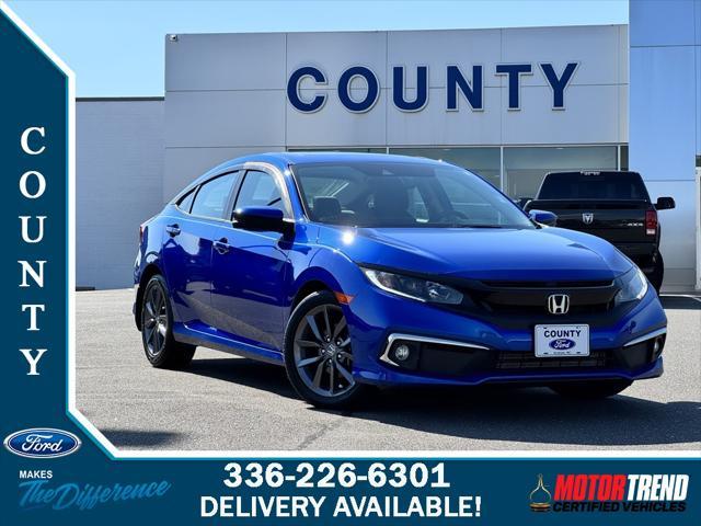 used 2021 Honda Civic car, priced at $20,878