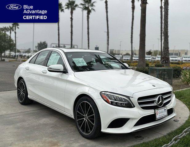 used 2021 Mercedes-Benz C-Class car, priced at $25,500