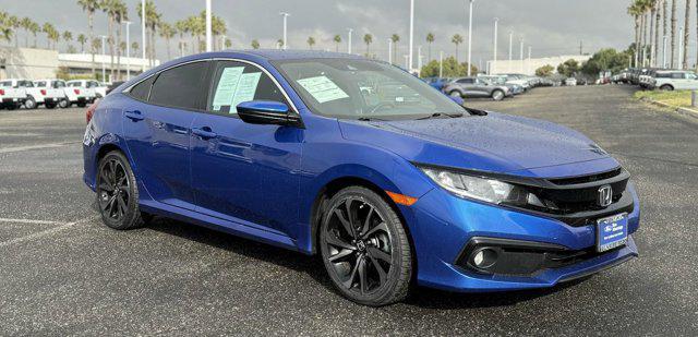 used 2021 Honda Civic car, priced at $20,000