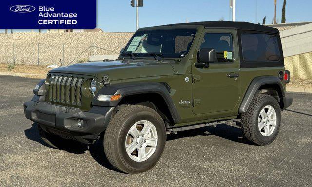 used 2021 Jeep Wrangler car, priced at $26,100