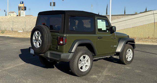 used 2021 Jeep Wrangler car, priced at $26,100