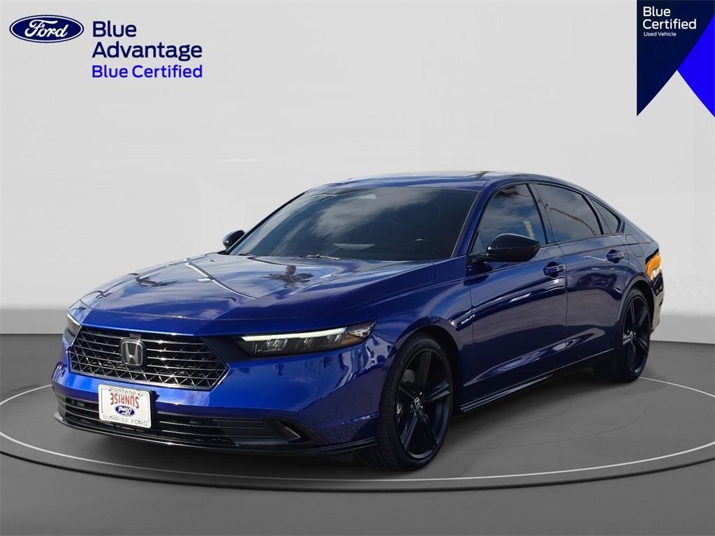 used 2023 Honda Accord Hybrid car, priced at $25,500