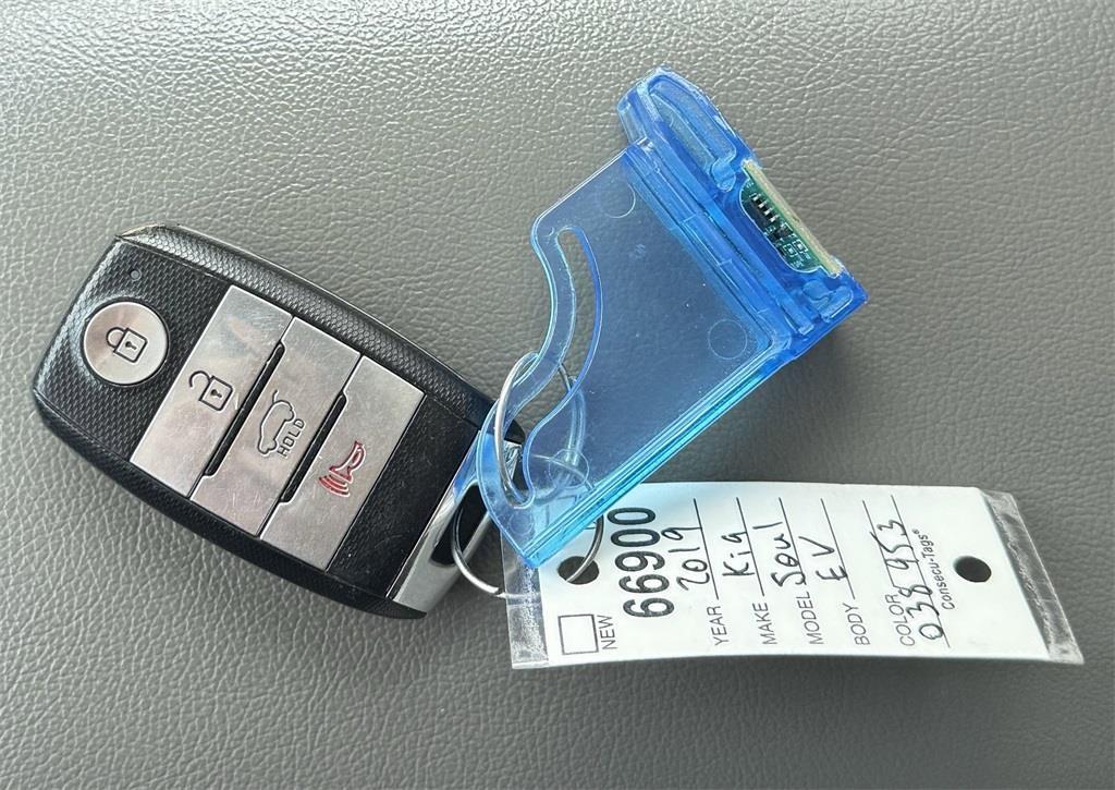 used 2019 Kia Soul EV car, priced at $14,500