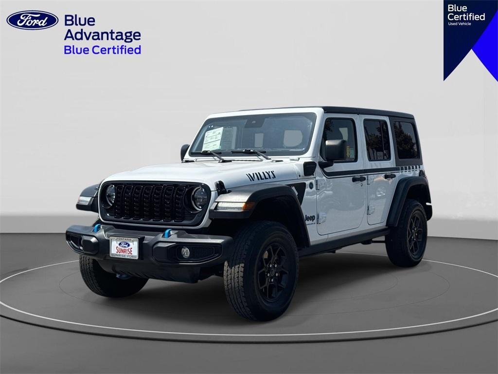 used 2024 Jeep Wrangler 4xe car, priced at $36,500