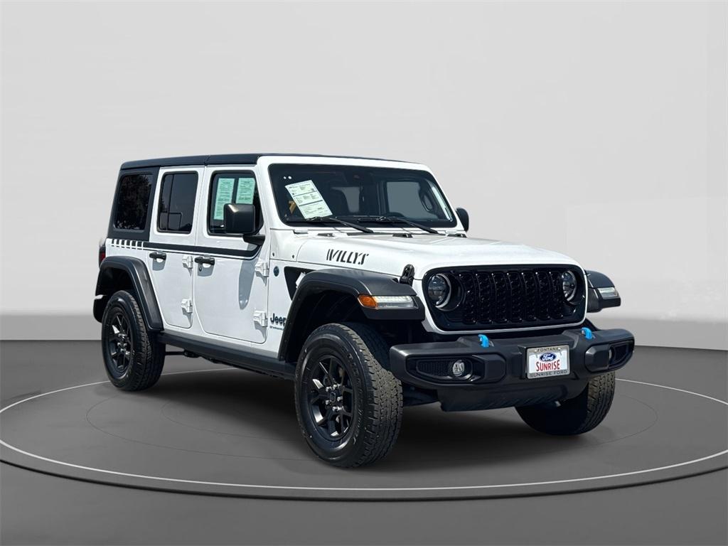 used 2024 Jeep Wrangler 4xe car, priced at $36,500