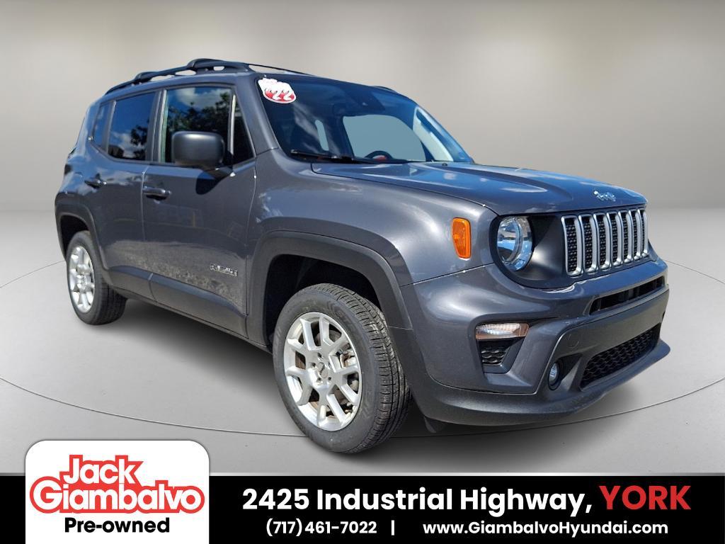 used 2022 Jeep Renegade car, priced at $18,490