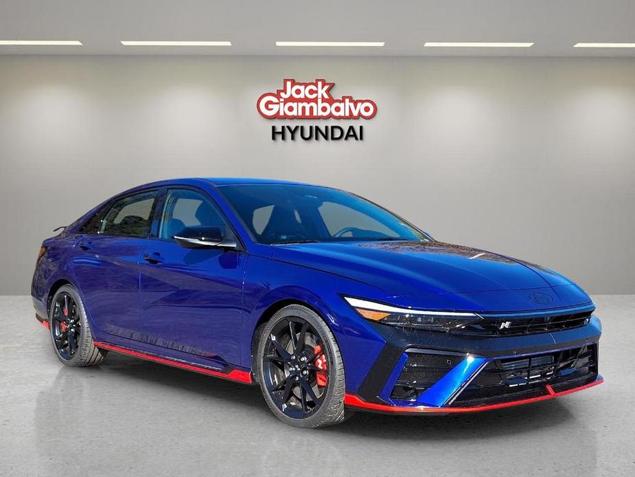 new 2025 Hyundai Elantra N car, priced at $34,468