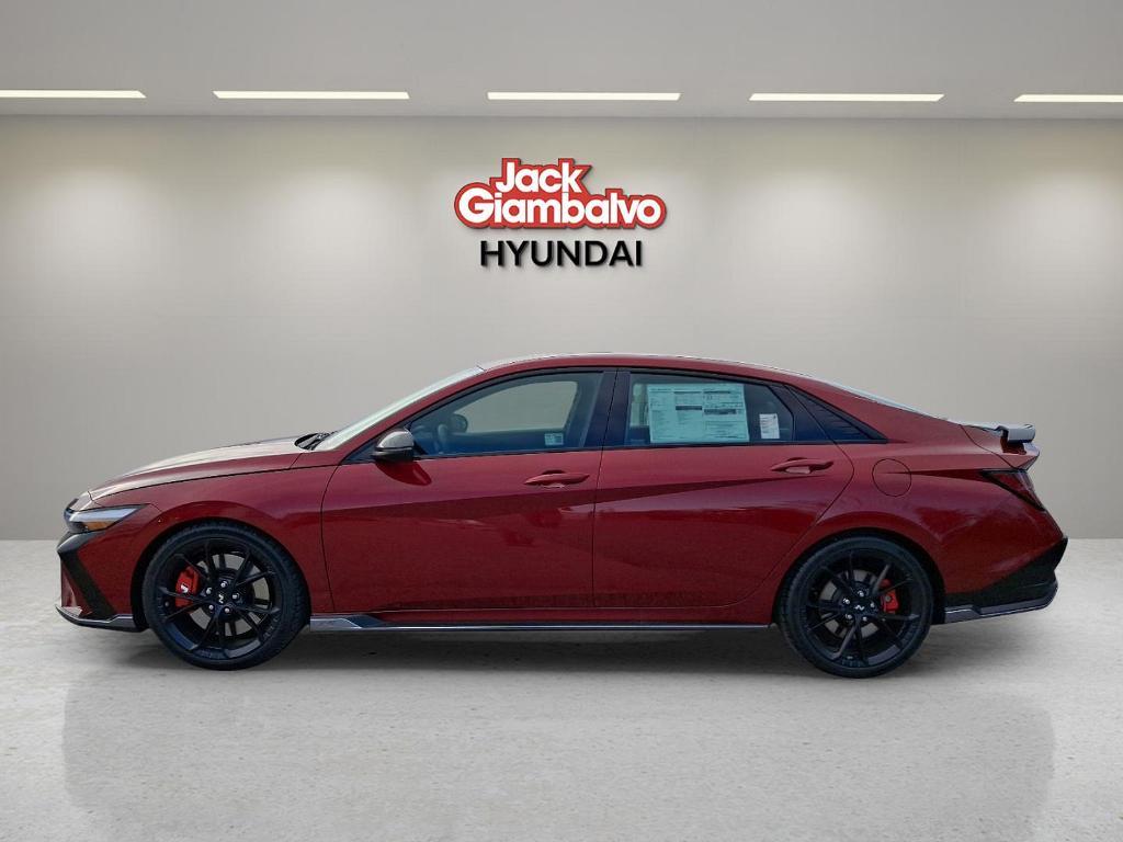 new 2025 Hyundai Elantra N car, priced at $36,228