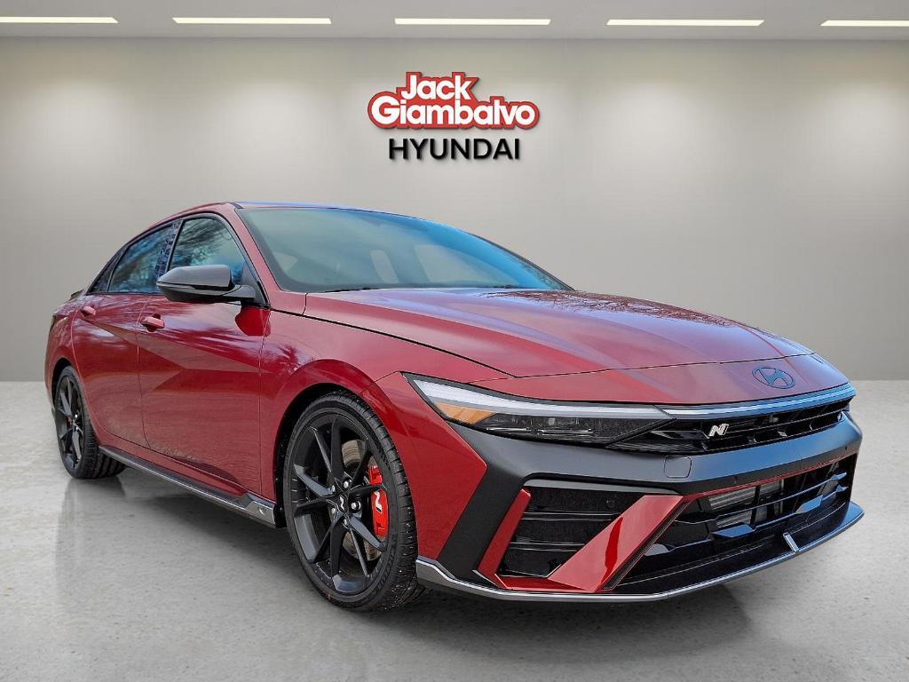 new 2025 Hyundai Elantra N car, priced at $36,228