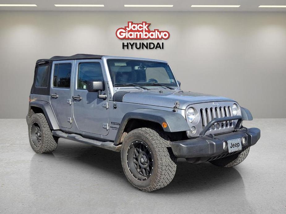 used 2015 Jeep Wrangler Unlimited car, priced at $17,990