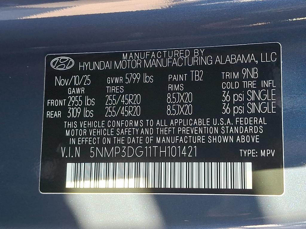 new 2026 Hyundai SANTA FE HEV car, priced at $44,414